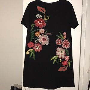 ZARA Rubberised Dress Size Large